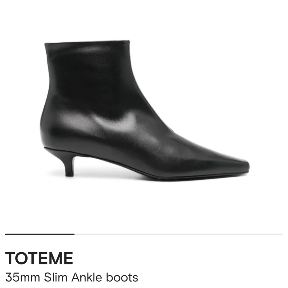 Toteme slim ankle boot